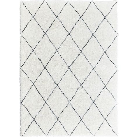 Tapis déco en coton tufté fil doré 50x80cm