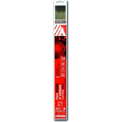 Elettrodo rutile SOLTER per acciaio al carbonio 3,2 mm (blister 20 unità) (1/2)