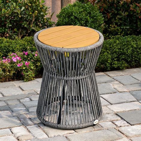 Mobilier de jardin en rotin en aluminium PS PE 39 x 39 x 49 cm (1/5)