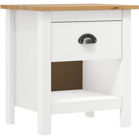 Maison Exclusive - Mesitas de noche 2 uds Hill madera maciza de p (1/5)