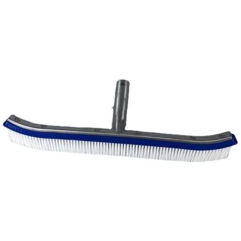 Brosse de piscine, tête de brosse de piscine, brosse de nettoyage de piscine en aluminium de qualité supérieure de 17 pouces, brosse de piscine pour piscine, spa, baignoire, mur, carrelage, sol (1/5)