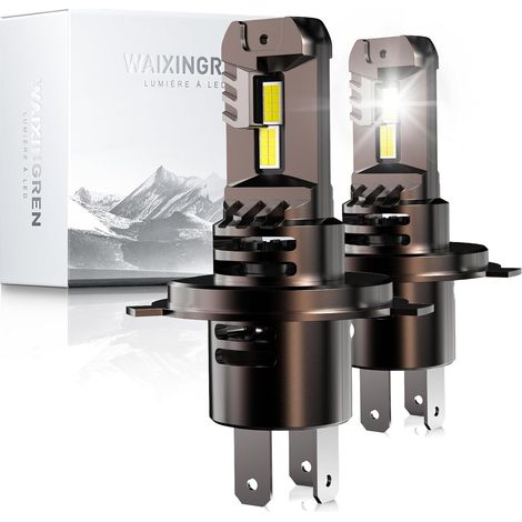 H4 LED Car Bulb 36000LM 120W 6500K White Light (1/5)