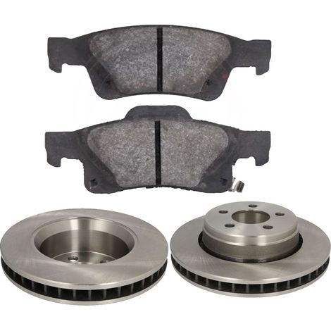 KIT FRENI POSTERIORI compatibile con JEEP GRAND CHEROKEE IV (WK,WK2) - DISCHI + PASTIGLIE OEM: FDB4819 / 18224 , 18223 /SOSTITUZIONE DIRETTA/BASSA POLVERE/SILENZIOSO (1/5)