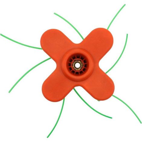 Tête de coupe 4 fils universelle - Pour débroussailleuse, tondeuse et outil motorisé de jardin. Idéale pour le désherbage, la tonte et l'entretien des bordures (1/5)