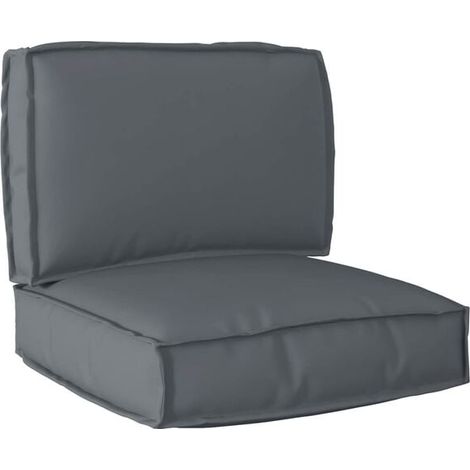 Ensemble de deux coussins de plateau, gris anthracite, tissu Oxford (1/5)