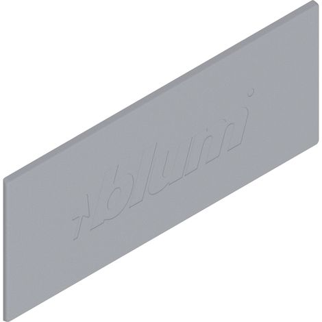 BLUM TANDEMBOX antaro Abdeckkappe Logo "blum", Kunststoff Weißgrau