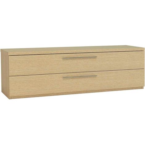 Muebles - Módulo TV 2 Cajones Ceniza