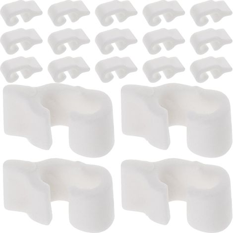 DECHOUS 80 pièces de connecteurs panneaux grille en plastique (1/5)