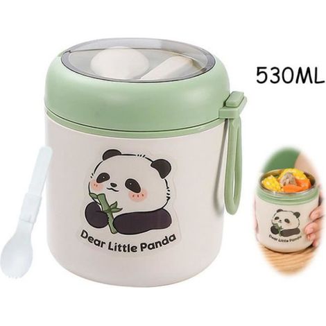 Boîte Alimentaire Isotherme,Porte-Aliments en Inox,Conteneur Alimentaire,Gamelle Thermos Repas Chaud ou Froid,Boîtes à lunch Bento (1/4)