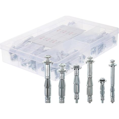 42 chevilles d expansion creuses galvanisées M4 M5 M6 pour (1/5)