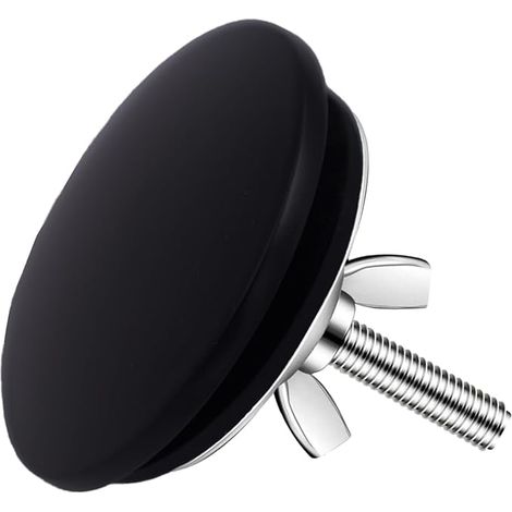 Couvercle Trou Robinet,5,1 cm Noir Acier Inoxydable Couvercle Trou Robinet Évier Cache Trou,Chromé De Cuisine Couvercle (Noir Mat) (1/5)