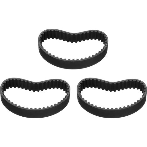 3pcs HTD-5M Rubber Timing Belt, 44 Tooth Closed Loop Synchronous Drive Belts for 3D Printer Pulleys, 220x15x3.6mm (Length x Width x Height) (1/5)
