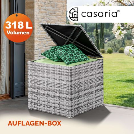 CASARIA® Auflagenbox 318L Polyrattan