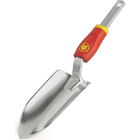 Pala pequeña Wolf Garten LU-SM, herramienta de jardinería de 8 cm, ideal para trasplante y manipulación precisa de plantas en macetas y jardines pequeños.