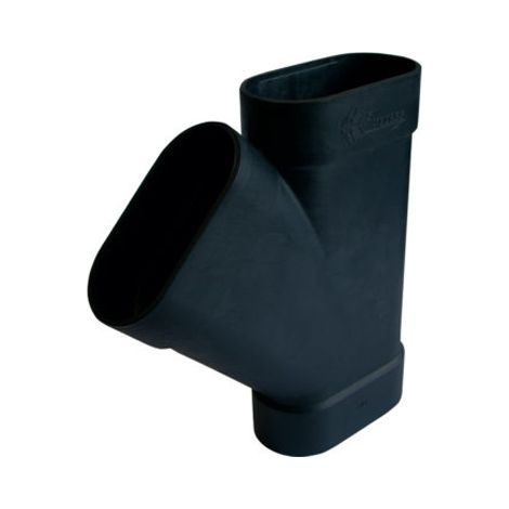 Y 45° F-F-F d'aspiration centralisée ovale série SlimLine Vac pour cloison 70 mm, SACH AI9106-SC