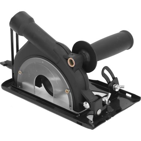 Ej.Life Support de Meuleuse D'angle, Support de Coupe Réglable, Couvercle de Protection, Accessoires de Meuleuse D'angle 0-45 °, Couvercle de Bouclier pour Fraiseuse D'angle de 100 à 125 (1/5)
