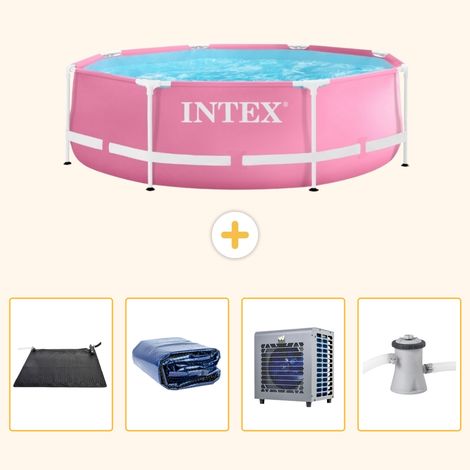 Intex Piscine Tubulaire Ronde - 244x76 cm - 5-pièces S42 (1/5)