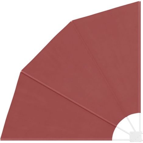Tenda da Sole Tenda Laterale per Balcone Pieghevole Terracotta 140x140 cm (1/4)