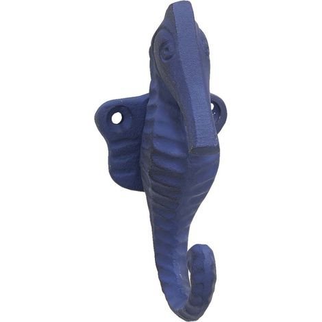 Patère en métal hippocampe 4.5 x 5 x 11 cm (1/4)