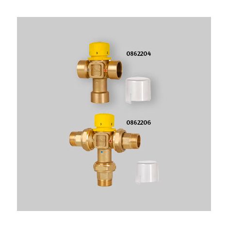 Mélangeur thermostatique pour systèmes solaires 3/4" M