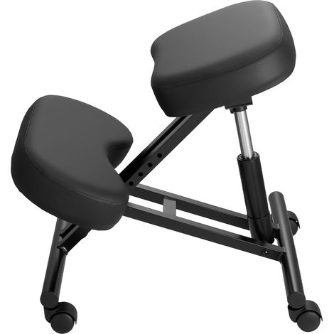 Mophorn Sedia ergonomica inginocchiata regolabile, progettata per alleviare il dolore a collo e schiena, con telaio in metallo a forma di X e capacità di carico fino a 120 kg. (1/5)