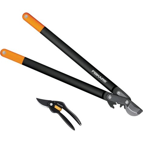 Fiskars L78 112590 PowerGear Bypass Loppers 50mm Max Cut + P26 Pruner Secateurs (1/5)
