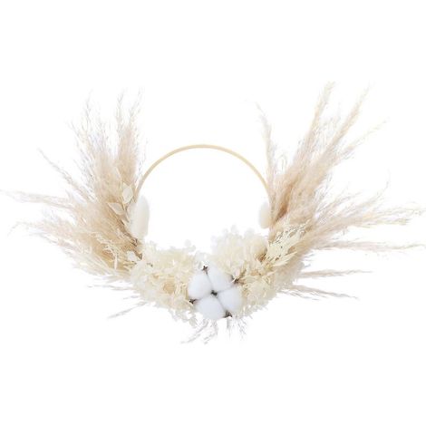 Couronne de Pampa Moelleuse et Élégante pour Salon, Chambre ou Bureau (1/5)