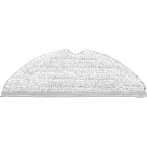 Lot de 5 Serpillières Microfibres pour Robot Aspirateur Compatible Roborock S7 MaxV Ultra G10S Pro – Lingettes de Nettoyage Lavables pour Sols, Blanc