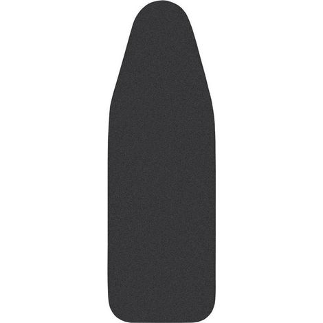 Housse de planche à repasser 148x55 cm, housse de planche à repasser très grande taille, surface en 100 % coton, rembourrage épais, facile à mettre et anti-brûlure, couleur noire (1/5)