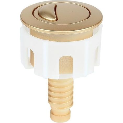Spülknopf, goldener Spülknopf, Zweidruck-Spülknopf, für Spültoiletten (1/5)