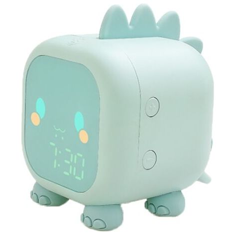 Reloj dinosaurio multifunción con pantalla LCD, color verde (1/5)