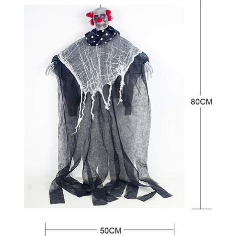 Hanging Halloween Decorations - Ghost - Skull with Shackles - Halloween Decoration - Halloween Decoration (B) (1/5)