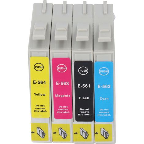 Cartouches d'encre pour imprimante, cartouches 4 couleurs T0561/T0562/T0563/T0564 (1/5)