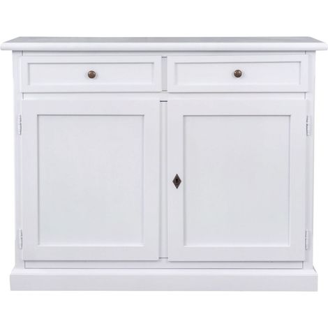 Credenza 2 Porte Base Cristalliera Martini Bianco opaco (1/3)