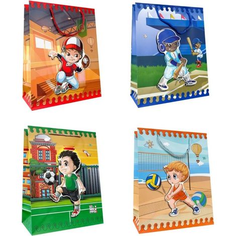 Sacchetto regalo per bambini taglia L, mix per atleti