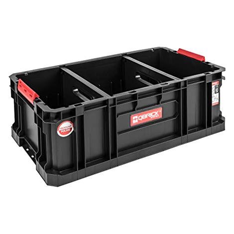 Boîte à outils modulaire 26 l – Système Qbrick TWO – Compartiments ajustables pour rangement efficace – Polypropylène recyclé