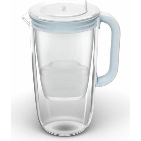 Brita Glasfilterkaraffe blau 2,5 Liter