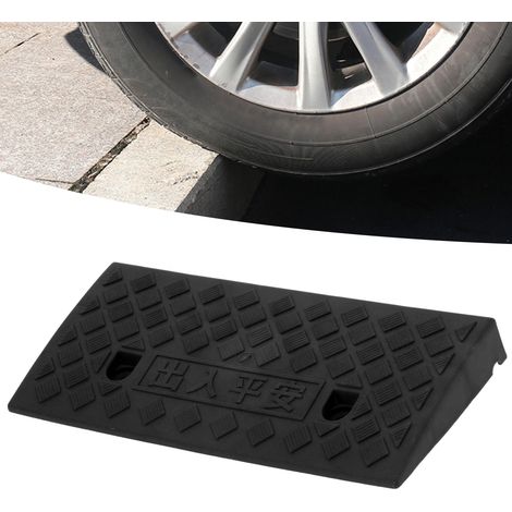 Rampe de seuil portable en plastique de 5 cm pour voiture, allée et quai de chargement, fournitures de garage, noir