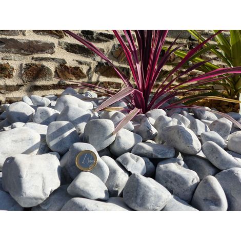 Galet Gris Clair 40-60 - Pack de 50 sacs - 1000 kg