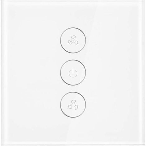 Interrupteur WiFi pour ventilateur, contrôle vitesse et minuterie, compatible Alexa et Google Home, voix (1/5)