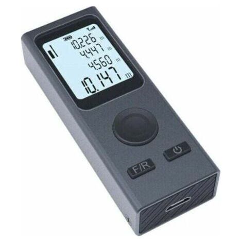 Télémètre laser numérique 30m – Rechargeable par Micro USB – Précision ±2mm – Pour mesures continues et volume