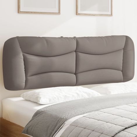 Kopfteil-Kissen Taupe 160 cm Stoff vidaXL724570