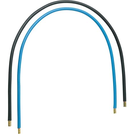 Jeu 2 conducteurs 16 mm² bleu et noir longueur 800mm HAGER KC816