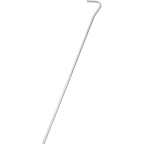 Piquets de tente 25 pcs 30 cm Ø7 mm acier galvanisé (1/5)