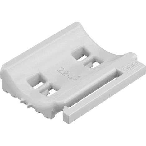 OBO Bettermann Contratapa universal combinable para doble tapa 22-28mm polipropileno gris claro RAL 7035, 1198028