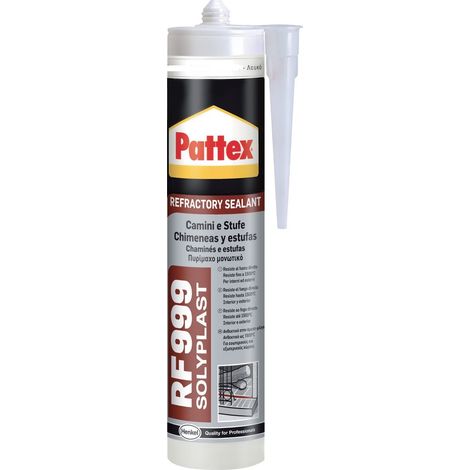 Silicone sigillante refrattario x camini stufe pattex rf999 henkel 500 gr