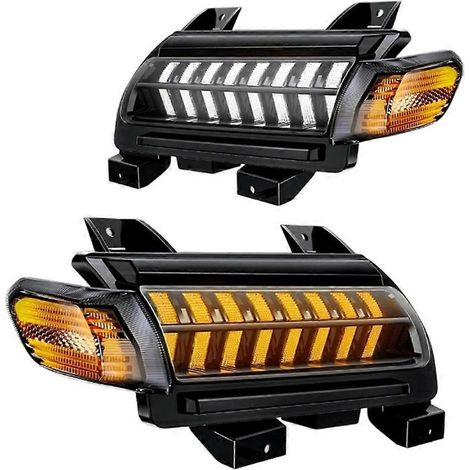 Front-LED-Seitenmarkierungsleuchten für Radkästen, Blinker und Positionsleuchten, kompatibel mit JEEP Wrangler JL Sport mit kurzem Radstand 2018-2025 (1/5)
