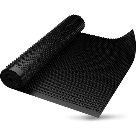Artisanmat – Membrane de fondation alvéolée 20m2 – Rouleau d'étanchéité pour isolation verticale – Grammage 400 g/m² – Drainage optimal