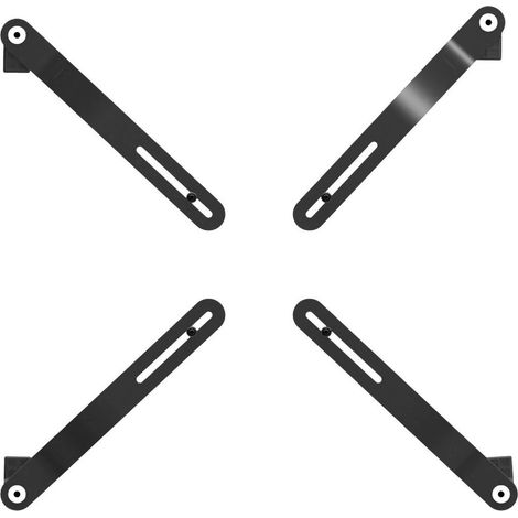Adattatore per monitor a quattro bracci per monitor non VSA per schermi fino a 27" (69 cm) e profondità di 2 - 7 cm, carichi fino a 8 kg (1/5)