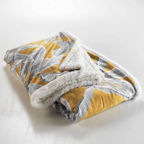 Plaid Velours Imprimé "Sherpa Isibelle" 125x150cm Multicolore